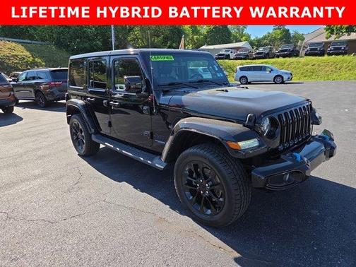 Black Clearcoat 2021 Jeep Wrangler Unlimited 4xe Sahara