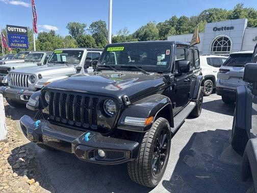 Black Clearcoat 2021 Jeep Wrangler Unlimited 4xe Sahara