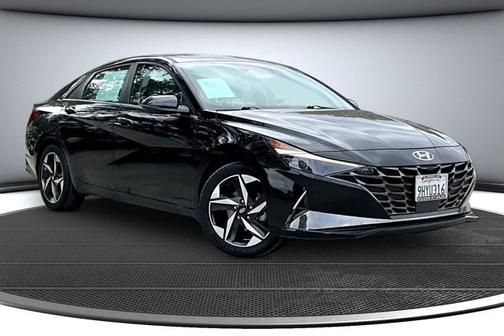 Black 2023 Hyundai ELANTRA HEV Limited