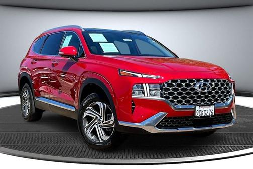 Red 2022 Hyundai SANTA FE SEL
