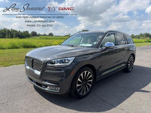 Chroma Caviar Dark Gray 2021 Lincoln Aviator Black Label Grand Touring AWD