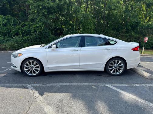 WHITE PLATINUM MET TRI-COAT 2017 Ford Fusion Platinum