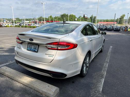 WHITE PLATINUM MET TRI-COAT 2017 Ford Fusion Platinum