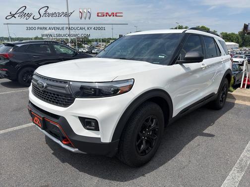 Star White Metallic Tri-Coat 2022 Ford Explorer Timberline