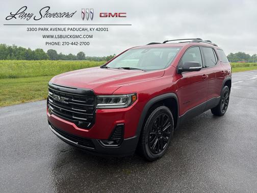 Volcanic Red Tintcoat 2023 GMC Acadia AWD SLT