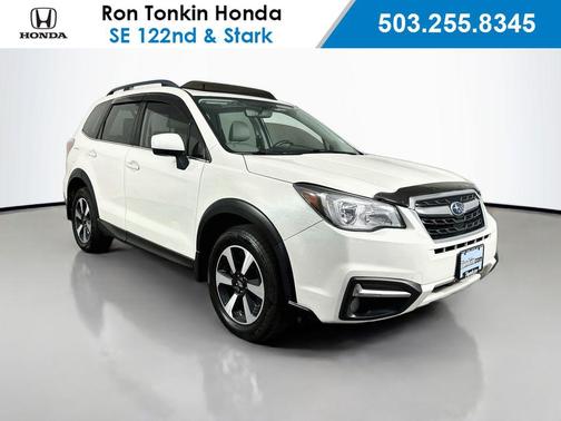 Crystal White Pearl 2018 Subaru Forester 2.5i Limited
