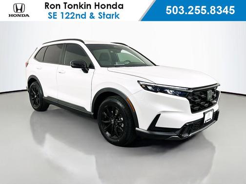 Platinum White Pearl 2023 Honda CR-V Hybrid Sport AWD