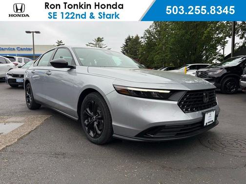 Solar Silver Metallic 2025 Honda Accord SE