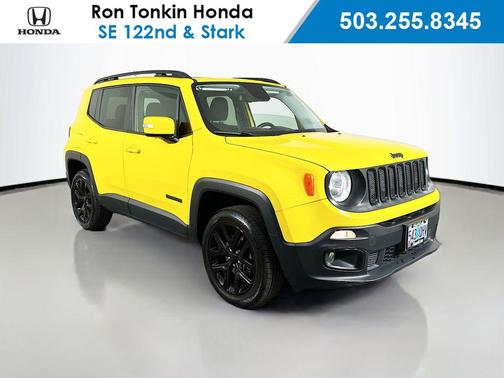 Solar Yellow 2017 Jeep Renegade Altitude