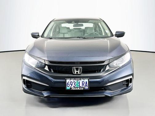 Aegean Blue Metallic 2019 Honda Civic LX