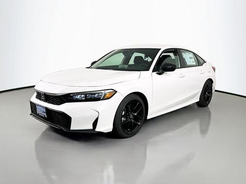 Platinum White Pearl 2026 Honda Civic Sport
