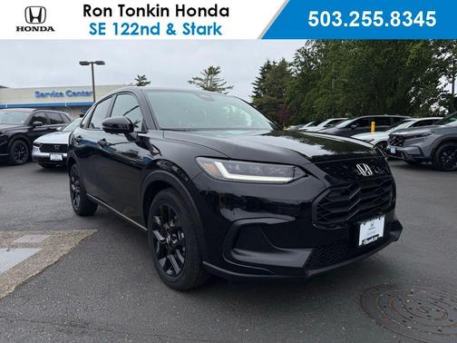 Black 2025 Honda HR-V AWD Sport