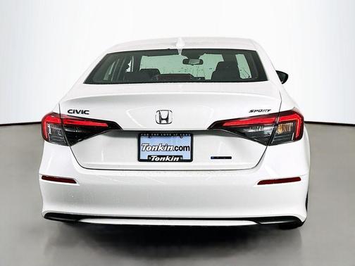 Platinum White Pearl 2026 Honda Civic Hybrid Sport