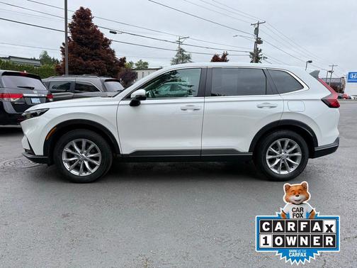 Platinum White Pearl 2025 Honda CR-V EX AWD