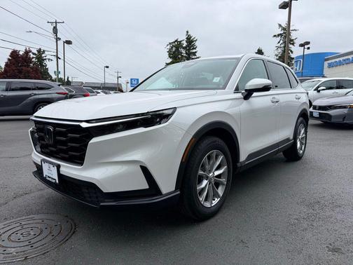 Platinum White Pearl 2025 Honda CR-V EX AWD