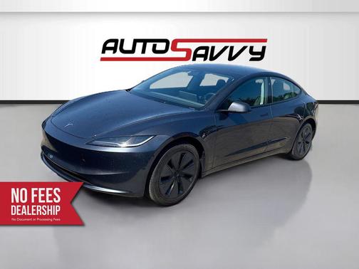 Stealth Grey 2025 Tesla Model 3 Long Range