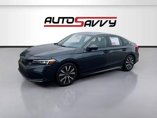 Gray 2022 Honda Civic EX