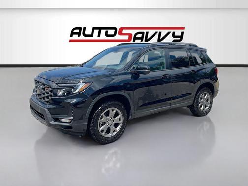 Crystal Black Pearl 2025 Honda Passport AWD TrailSport
