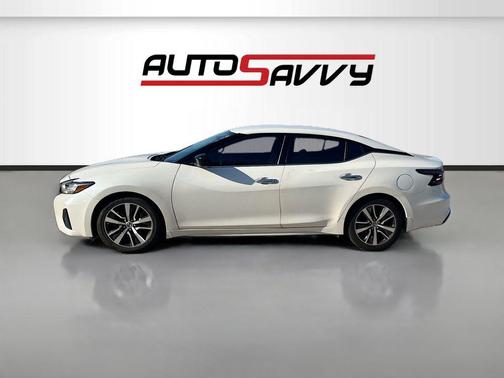 Pearl White Tricoat 2019 Nissan Maxima 3.5 S