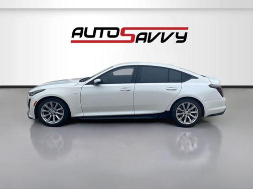 Crystal White Tricoat 2021 Cadillac CT5 Sport RWD