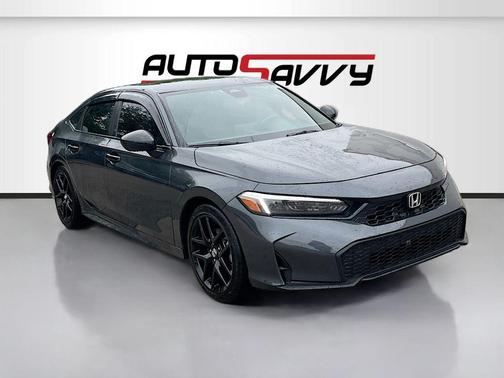 Crystal Black Pearl 2025 Honda Civic Sport