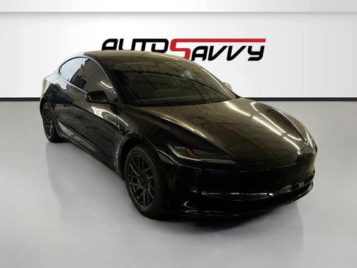 Stealth Grey 2025 Tesla Model 3 Long Range