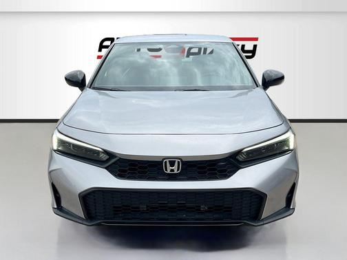 Solar Silver Metallic 2025 Honda Civic Sport