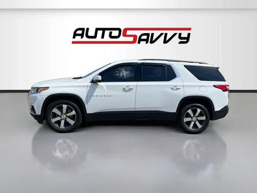Summit White 2021 Chevrolet Traverse LT Leather