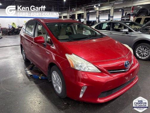 Barcelona Red Metallic 2013 Toyota Prius v Two