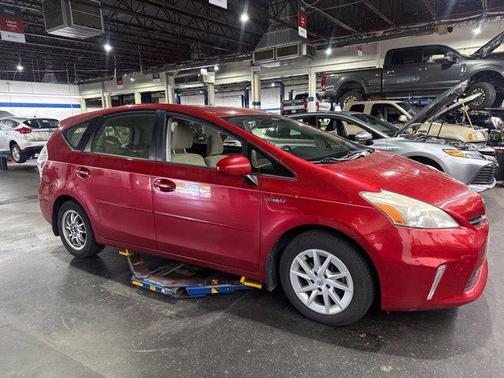 Barcelona Red Metallic 2013 Toyota Prius v Two