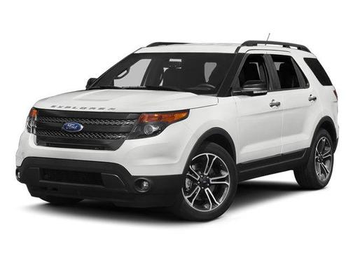 White Platinum Clearcoat Metallic 2014 Ford Explorer Sport