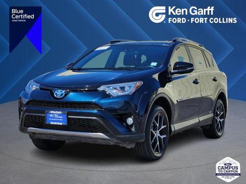Galactic Aqua 2017 Toyota RAV4 Hybrid SE