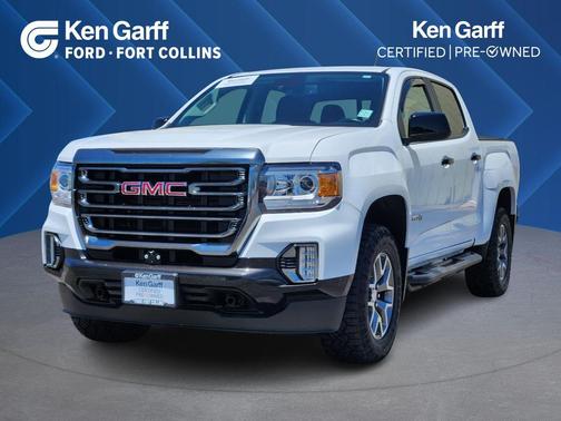 Summit White 2021 GMC Canyon AT4