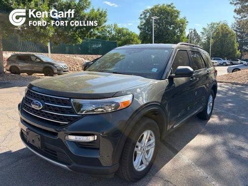 Forged Green Metallic 2023 Ford Explorer XLT