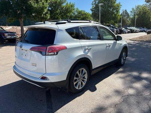 Blizzard Pearl 2017 Toyota RAV4 Hybrid Limited