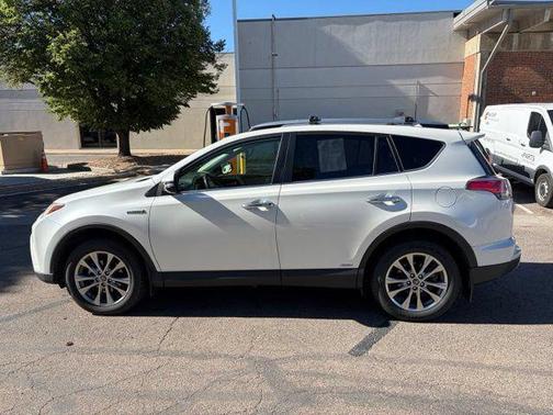 Blizzard Pearl 2017 Toyota RAV4 Hybrid Limited