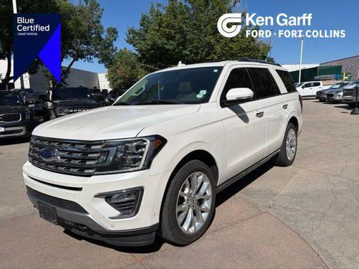 White Platinum Clearcoat Metallic 2019 Ford Expedition Limited