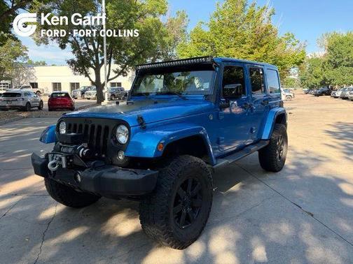 Hydro Blue Pearl Coat 2014 Jeep Wrangler Unlimited Altitude