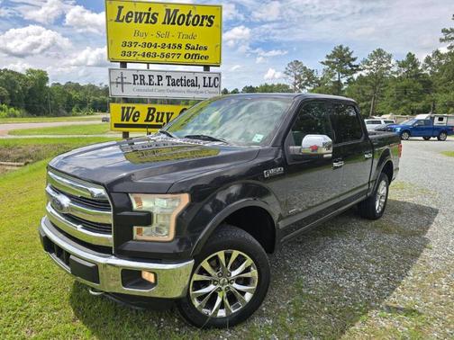 Black 2015 Ford F-150 Lariat