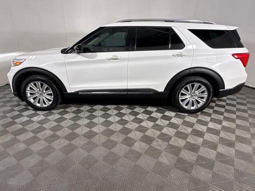 Star White Metallic Tri-Coat 2020 Ford Explorer Limited