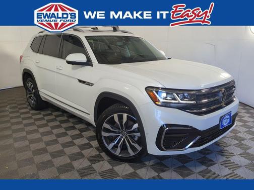 White Pearl 2022 Volkswagen Atlas 3.6L SEL Premium