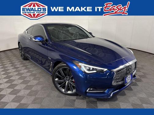 Iridium Blue 2018 INFINITI Q60 3.0t Red Sport 400