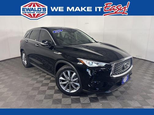Black Obsidian 2021 INFINITI QX50 PURE AWD