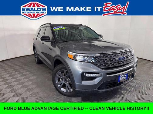 Carbonized Gray Metallic 2024 Ford Explorer XLT