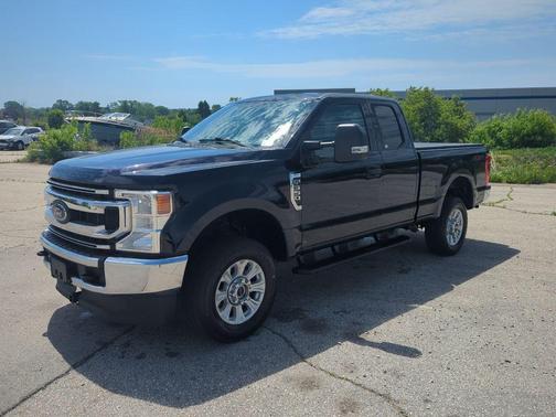 Antimatter Blue Metallic 2022 Ford F-350 XLT