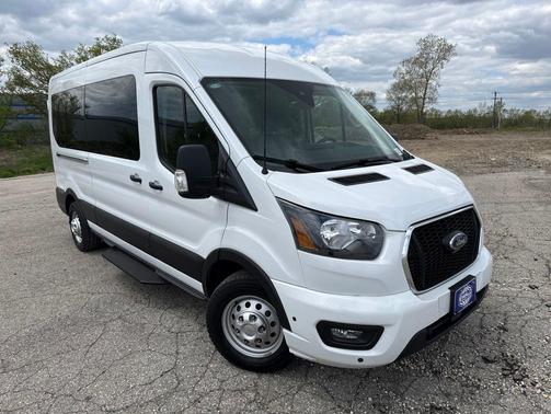 Oxford White 2025 Ford Transit-350 XLT