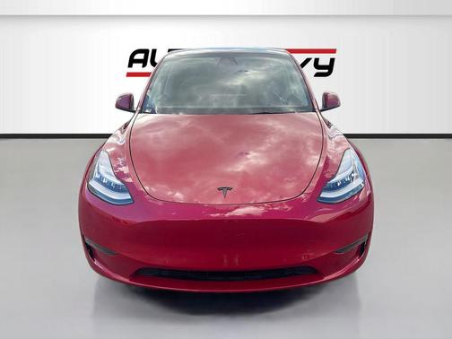 Red Metallic 2022 Tesla Model Y Long Range Dual Motor All-Wheel Drive