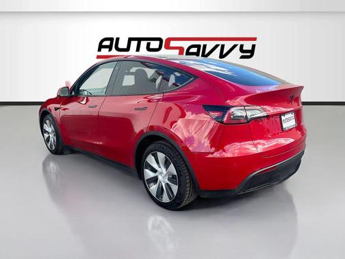 Red Metallic 2022 Tesla Model Y Long Range Dual Motor All-Wheel Drive