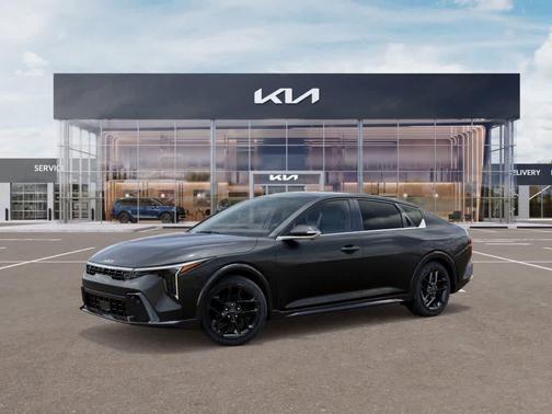 Gray 2025 Kia K4 GT-Line Turbo