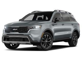 Gray 2023 Kia Sorento X-Line EX